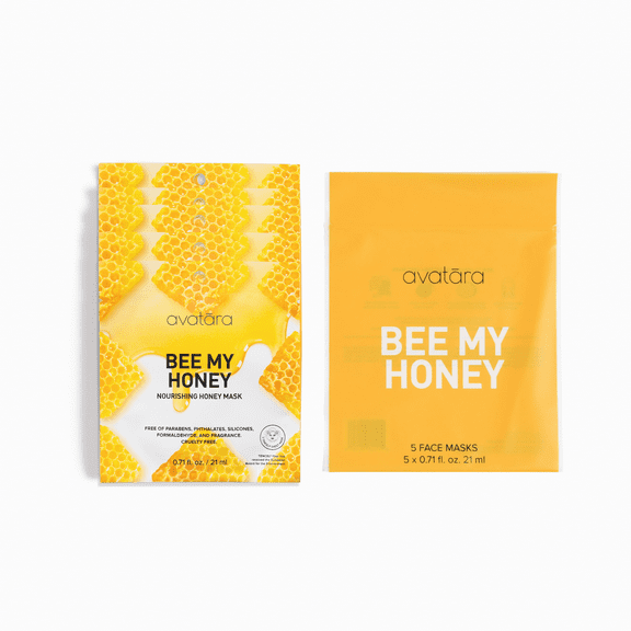 Avatara Bee My Honey Face Mask, 5 Pack