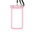 thumbnail image 2 of Ikohbadg Waterproof Phone Pouch, Floating Waterproof Phone Case with Lanyard, Waterproof Case Cellphone Dry Bag for Beach Travel, Waterproof Mobile Phone Bag for Swimming, Rafting, and Diving, Pink, 2 of 7