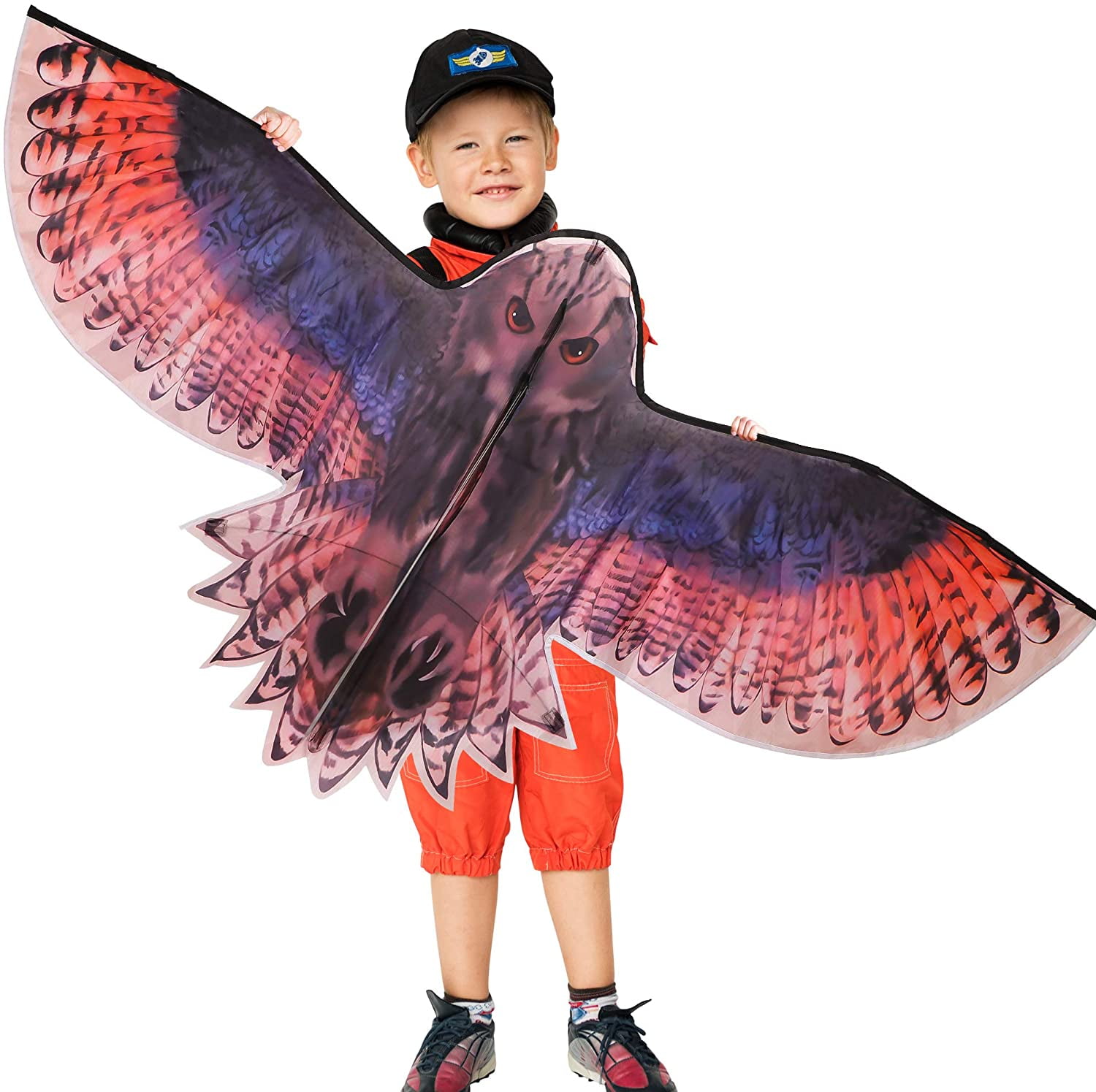 GEX Bird Owl Kites for Kids and Adults 57 Inch Easy to Fly Kids Beach