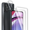 thumbnail image 1 of ccwonima 4 Pack Screen Protector for Motorola Moto G Power 5G (2023) [Not Fit for 2020-2022 Model] - 2 Pack Tempered Glass Screen Protector and 2 Pack Camera Lens Protector，HD Clarity, 1 of 1