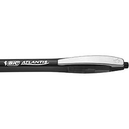 color negro BIC Atlantis Soft Bolígrafo retráctil punta media 1,0 mm 