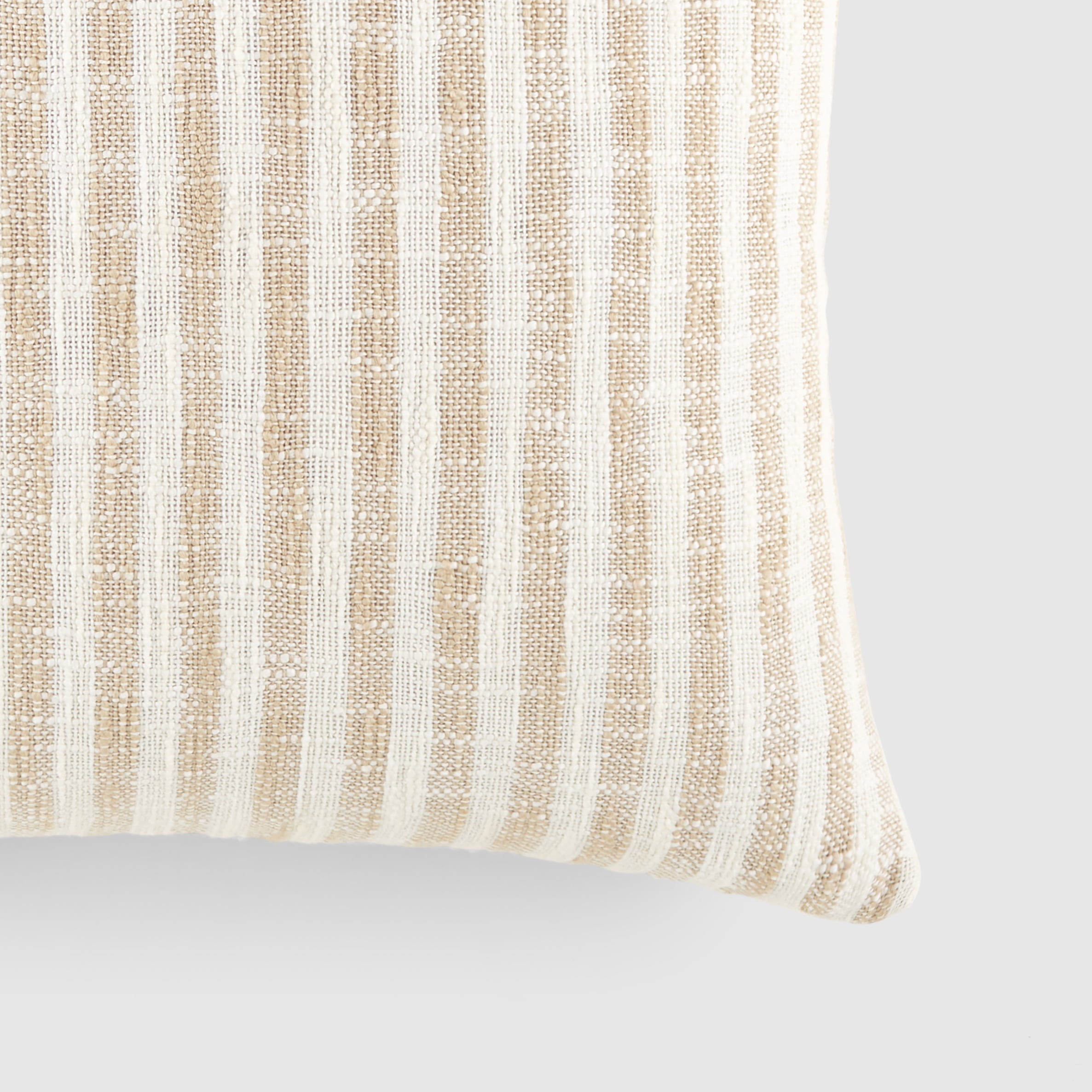 Noble Linens Yarn-Dyed Cotton Decor Throw Pillow in Bengal Stripe Pattern