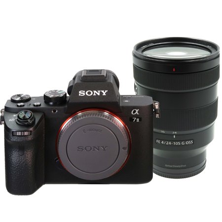Sony Alpha a7 II Full-Frame Exmor CMOS 24.3MP Mirrorless Digital Camera with Sony FE 24-105mm f/4 G OSS Lens