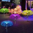 thumbnail image 2 of Luces LED solares de medusas para jardín, luz Solar para exteriores, decoración de césped, impermeable, energía Solar, pasarela, decoración de Patio, lámpara de flores, 2 of 4