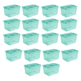thumbnail image 1 of Sterilite 64 Quart Fresh Scent Stackable Plastic Storage Box Container (18 Pack), 1 of 6