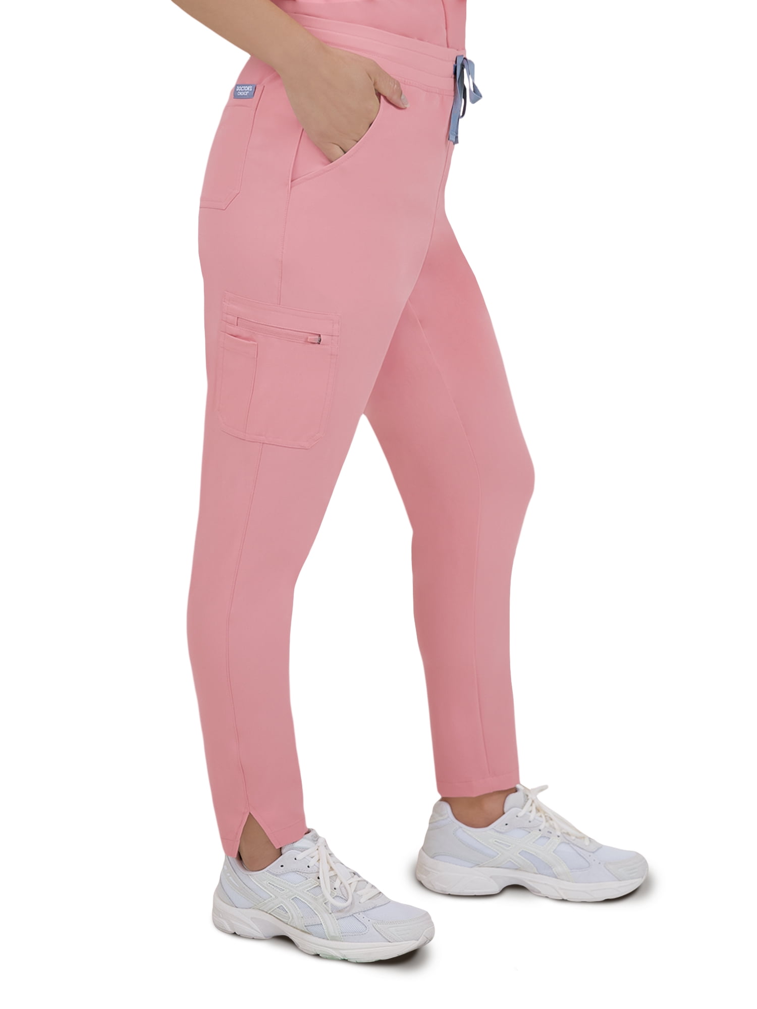 Doctor's Choice Elite -Rx Antimicrobial Fluid-Repel Women's Scrub Pant, Pink S - XXXL