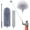 Set D: Spider Web Brush & Ceiling Duster & Gap Duster, variant on Cobweb Duster with Extension Pole, 100'' Microfiber & Chenille Ceiling Cleaner Kit, Reusable Feather Duster, Bendable, Washable