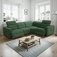 thumbnail image 2 of MAYEERTY 4-Seater Intelligent Recliner Sofa Set, Non-Pilling Fabric with Adjustable Headrest for Modern Family Living Rooms, 2 of 13