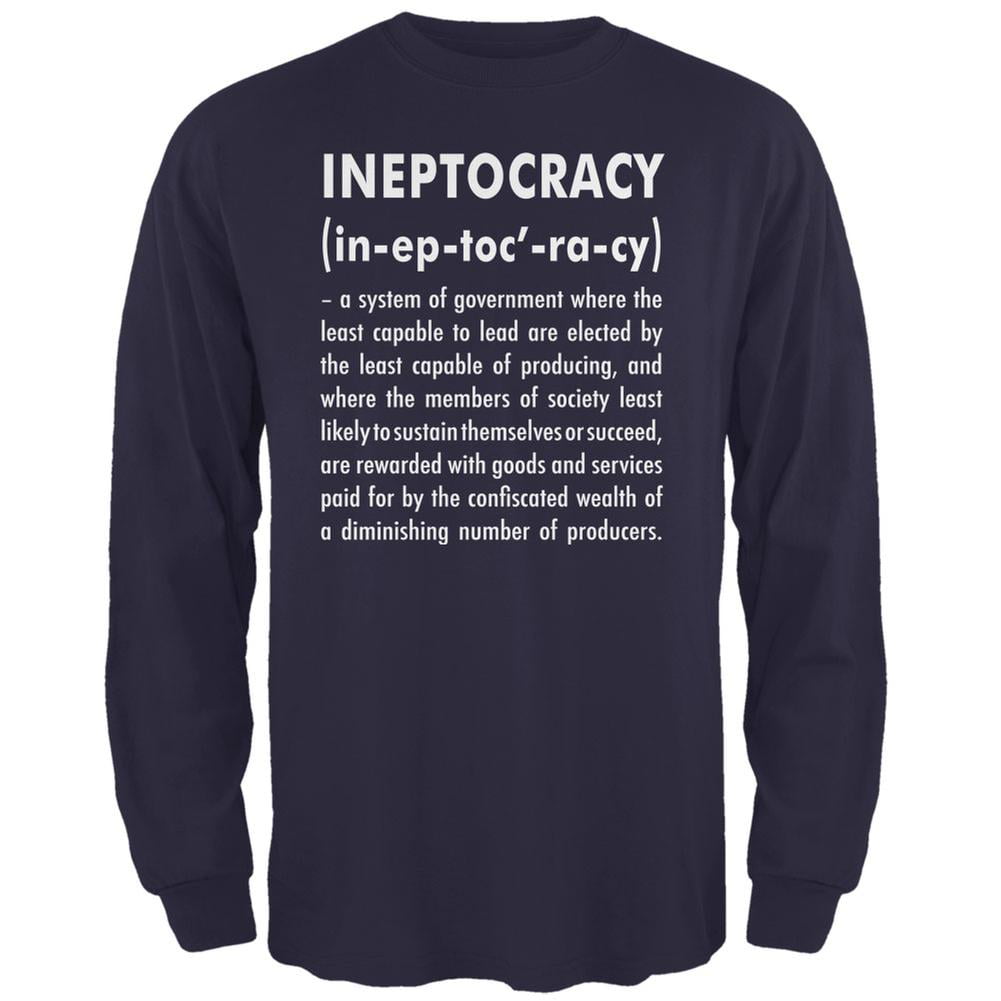 Ineptocracy Definition Royal Mens Blue Adult Mens T-Shirt 