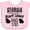 AD-Pink, variant on Inktastic Georgia Awesome Since 1788 Boys or Girls Baby Bib