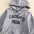 thumbnail image 4 of Gerichy Toddler Baby Boy Clothes Baby Toddler Boy Fall Hooded Clothing Set 0 6 12 18 24 Months 2T 3T Letter Embroidery Long Sleeve Hoodie and Elastic Sweatpants 2 Piece Outfits, 4 of 7