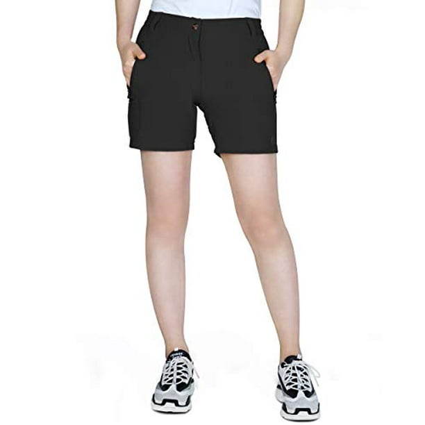 Outdoor Ventures Women's Hiking Shorts Lightweight Breathable Stretch Quick  Dry Cargo Shorts for Hiking, Camping, Travel Black - Walmart.com