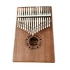 MERSARIPHY Wooden Kalimba, Portable 17 Keys Thumb Piano Finger Piano with Tune Hammer for Beginners Enthusiasts