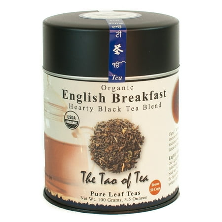 The Tao of Tea, Organic English Breakfast Tea, Loose Leaf Tea, 3.5 Oz Tin