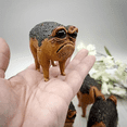 thumbnail image 2 of 2X Grumpy Frog Toad Statue Ugly Angry Outdoor Garden Yard Decor Fun Novelty Home Office Sculpture, 2 of 5