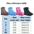 THENEWS Water Proof Shoes Boot Cover Zipper Rain Shoe Covers High Top