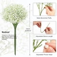thumbnail image 2 of Flores artificiales N&T NIETING Ramillete de aliento de bebé 15 piezas blanco, 2 of 9