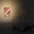 thumbnail image 2 of Yayeee LED Night Lights with Motion Detectors Auto Dusk to Dawn Light Sensors, 2 Pack, Pink Geometric, 2 of 7