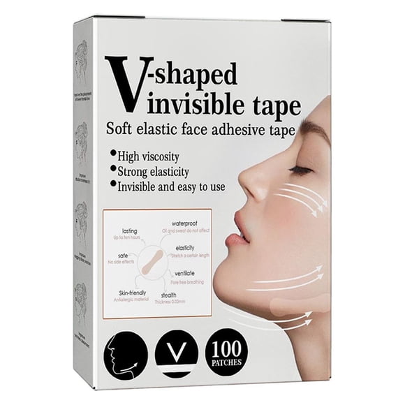 Cinta De Elevación Facial Cinta De Elevación De La Cara Herramienta De Maquillaje De Cinta Facial De Forma V Ultra Delgada