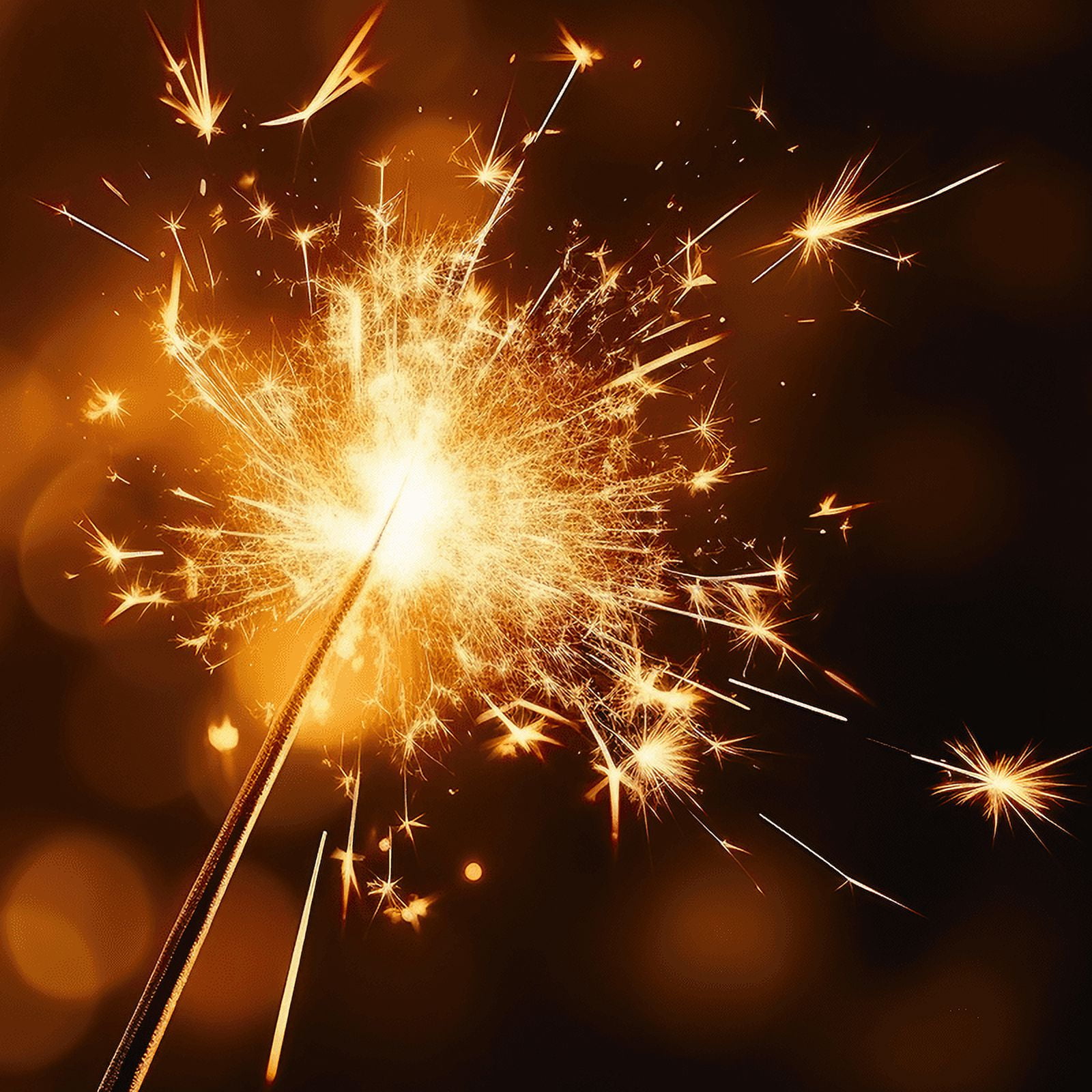 TNT Fireworks Wedding Celebration Sparklers, 20 Gold Sparklers, 5 Pack, Party