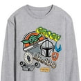 thumbnail image 3 of Star Wars - The Mandalorian Mando Grogu Stickers - Men's Long Sleeve Graphic T-Shirt, 3 of 5