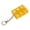 Orange, variant on Innovative 6 Keyboard Toy Crystal Keycap Keychain Stress Relief Fingertip Gadget Toy Clicking