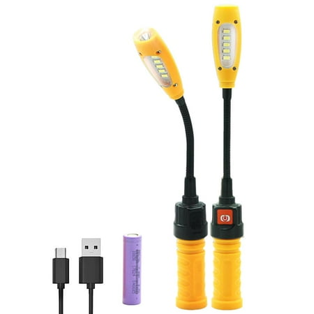 

LED Work Light COB Rechargeable Work Lights with Magnetic Base 360 Degree Rotate and 3 Modes LED Inspection Light for Car Repair Household
