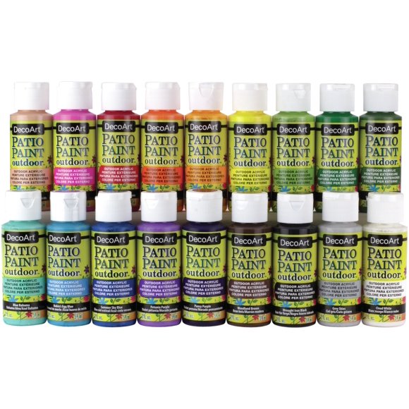 Échantillon de Peinture pour Patio 18/Pkg-Fan Favoris