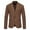 Coffee, variant on Honeeladyy Mens Wedding Blazer Suit Jacket One Button Dress Suit for Dinner,Prom,Party Black M