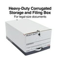 thumbnail image 2 of Staples Heavy Duty File Box String and Button Lid Legal White/Gray 4/Pack (TR59224), 2 of 9