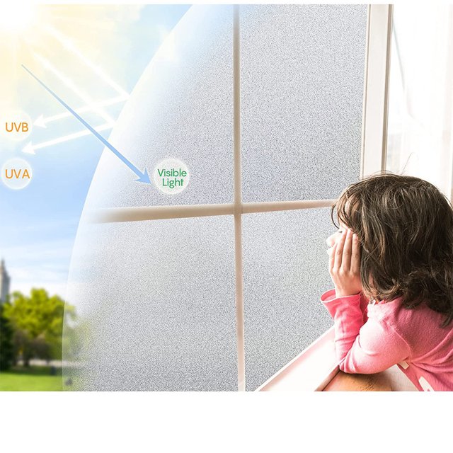 Frosted Window Film Hardware Accessories Self-adhesive Privacy Sticker Sunshine Filtration Glass Films Protective Accessory 60*300cm