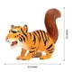thumbnail image 3 of Randimals Tigre con cola de ardilla Figurita de juguete 5 Figura de acción de animal de goma dura premium Juguete Amigo híbrido fomenta la aventura y la imaginación, 3 of 5