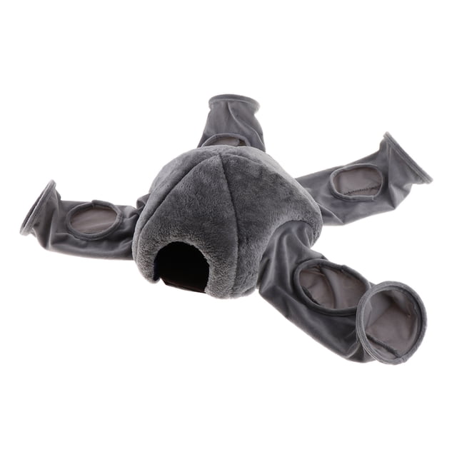 Túnel de juego para animales pequeños Túnel para mascotas para hámsters gris Sunnimix Túnel de juego de animales pequeños