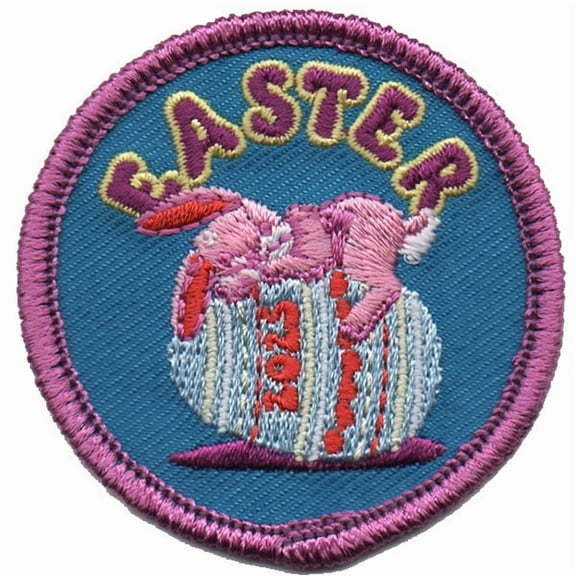 12 pieces 2" Custom Activity Scouts Applique Fun Patches - 2025 Easter Patch
