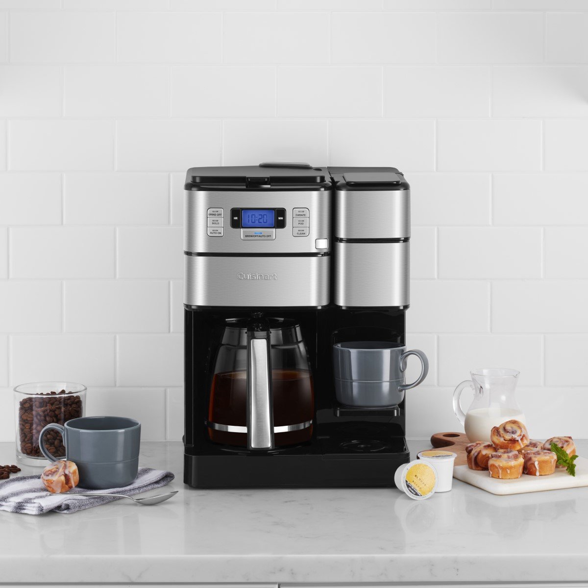 Cuisinart Grind & Brew™ 12 Cup Automatic Coffee Center, SS-GB1 ...