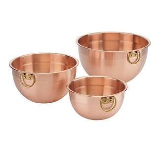 Copper Ice Cream Bowls, Copper Mixing Bowls