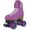 Purple, variant on Jackson - Vista Viper Roller Skates for Women and Girls with Atom Pulse Lite Wheels, High Top Suede Quad Skates, (Purple)