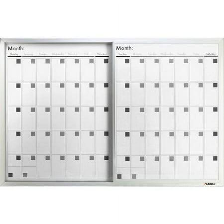 Lorell Magnetic Dry-Erase Calendar Board, Each