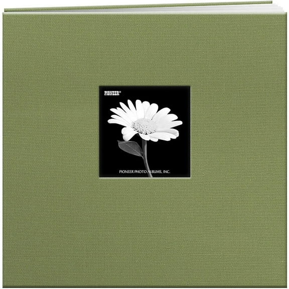 Pioneer 12" x 12" Fabric Frame Scrapbook Sage Green