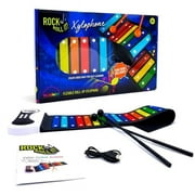 Rock & Roll It  Rainbow Xylophone Portable & Flexible Electronic Pad - Standard Size