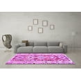 thumbnail image 3 of Ahgly Company Indoor Rectangle Oriental Purple Traditional Area Rugs, 7' x 10', 3 of 4