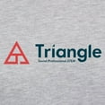 thumbnail image 3 of CafePress - Triangle Tagline Horizontal Long Sleeve T Shirt - Womens Baseball Tee, 3 of 4