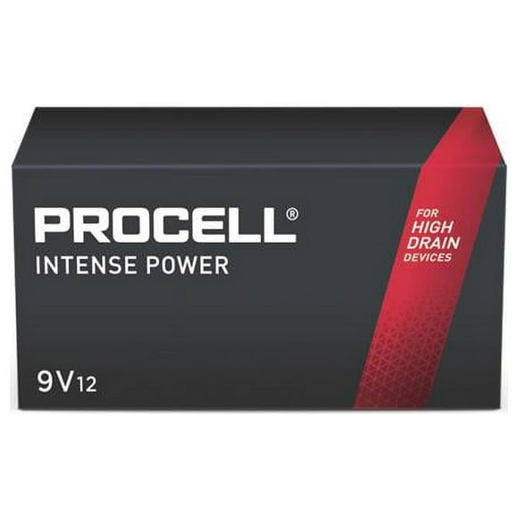 Procell 3009805 9V Alkaline Battery - Pack of 12