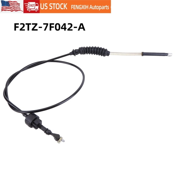 FENGXIH Transmission Kickdown Cable Detent Line Wire Compatible for OAD 1987-1993 Truck Replaces F2TZ-7F042-A