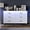 1-White-BK, variant on FANRAL 6 Drawers Dresser for Bedroom,Wood Modern Chest of Drawers with LED Light,Metal Support Feet,White Gold Dresser