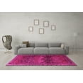 thumbnail image 3 of Ahgly Company Indoor Square Persian Pink Traditional Area Rugs, 8' Square, 3 of 4
