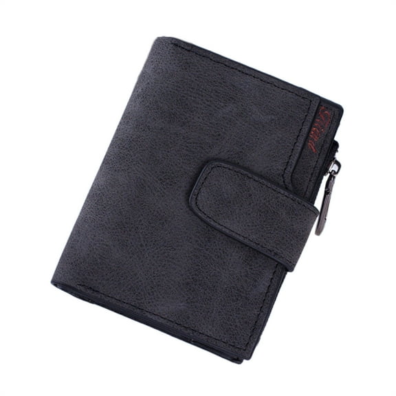 Inevnen Womens Wallet Small Credit Card Holder Leather Wallet with ID Window Zipper Pocket