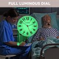 thumbnail image 5 of A ALPS Nurse Watch for Women Men Students Doctors,Military Time Luminous Easy Read Dial,12/24 Hours with Second Hand,Silicone Band,Waterproof Watch for Women, 5 of 8