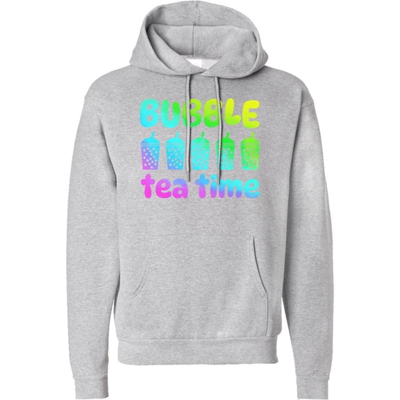 Inktastic Bubble Tea Time Adult Hoodie Sweatshirt