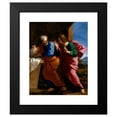 thumbnail image 2 of Giovanni Francesco Romanelli 20x24 Black Modern Framed Museum Art Print Titled - St. John and St. Peter at Christ's Tomb (circa 1640), 2 of 5
